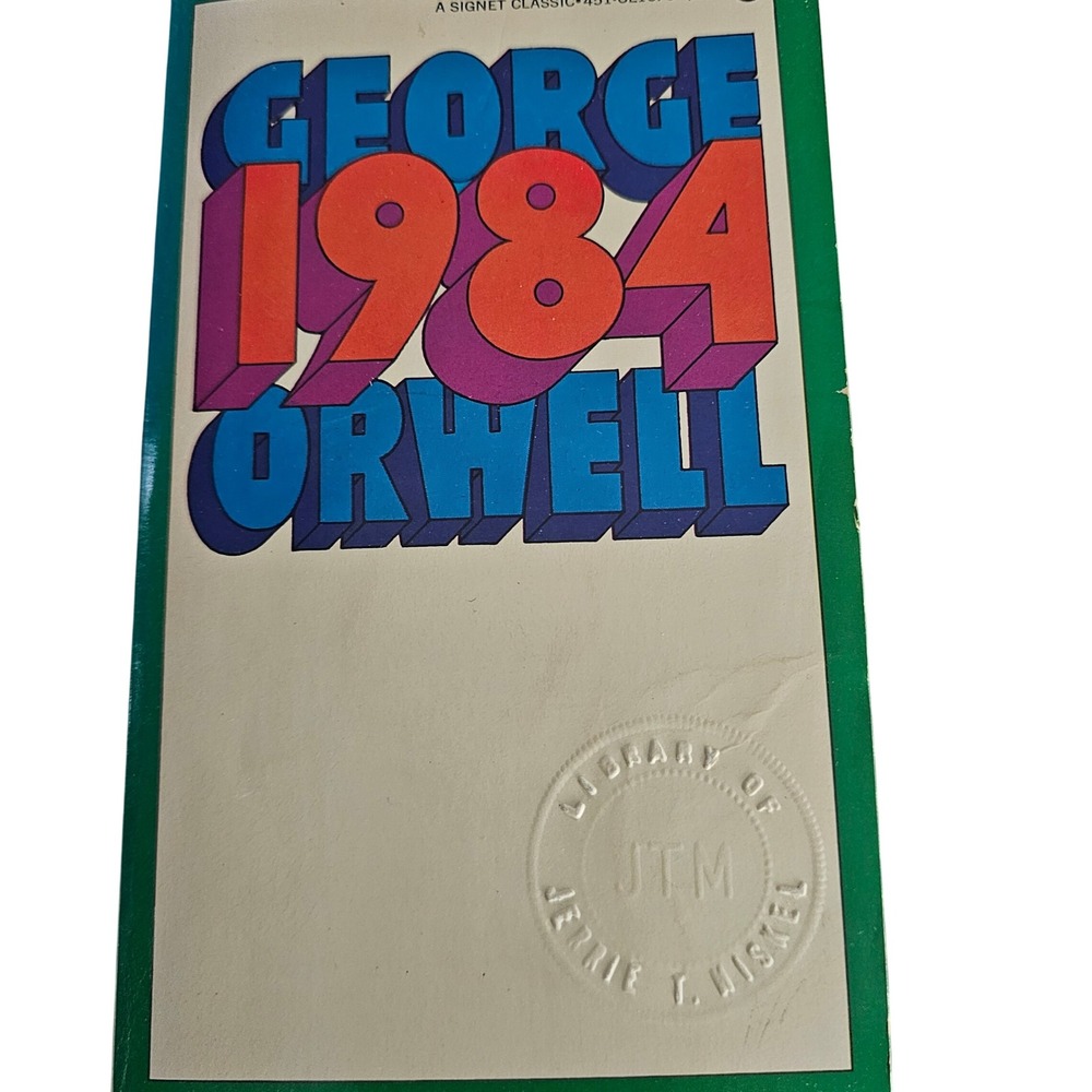 1984 George Orwell Signet Classic Vintage Paperback